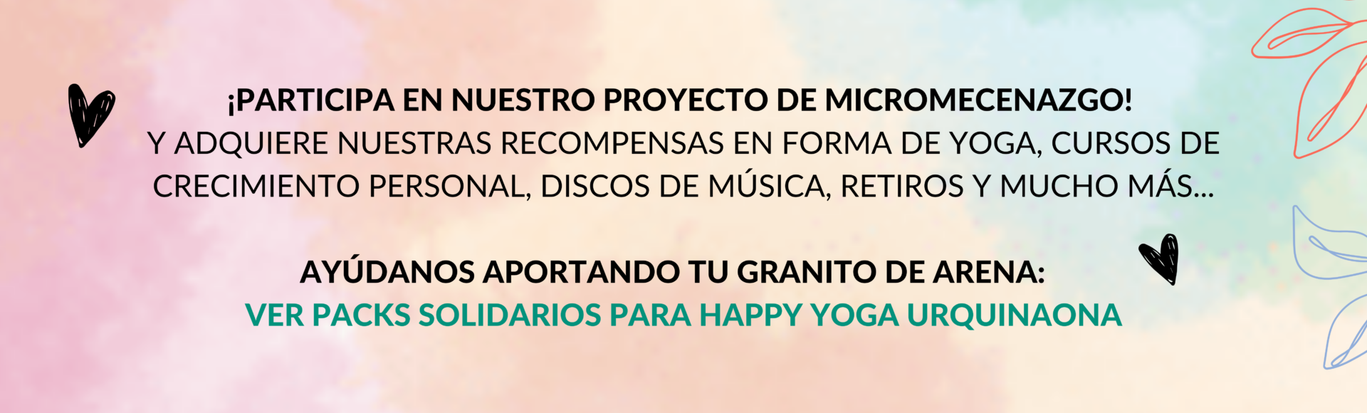 packs solidarios happy yoga urquinaona
